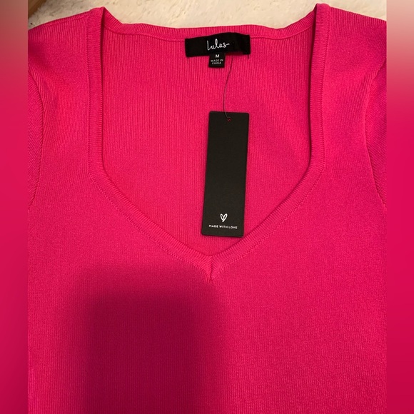 Lulus Splendid Simplicity Pink Long Sleeve Top - Picture 4 of 8